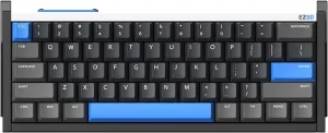 IQUNIX EZ60 Gaming Keyboard, 60% RGB Mechanical Keyboard, 61 Keys with Magnetic Jade Switches, Rapid Trigger, Adjustable Actuation, Double Shot PBT Keycaps, for Win/Mac Laptop PC