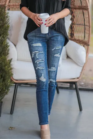 Jasper Distressed Skinny Jeans