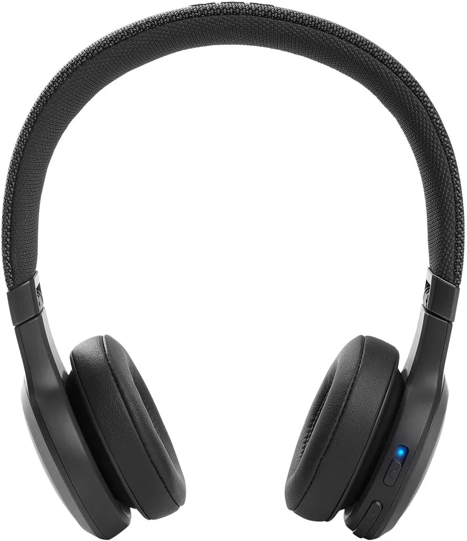 JBL Live 460NC - Wireless On-Ear Noise Cancelling Headphones with Long Battery Life & Charge 5 - Portable Bluetooth Speaker with IP67 Waterproof and USB Charge Out - Blue, Small