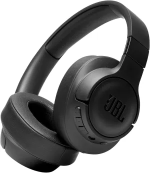JBL Tune 710BT Bluetooth Wireless Over-Ear Headphones with Microphone - Black (Renewed)