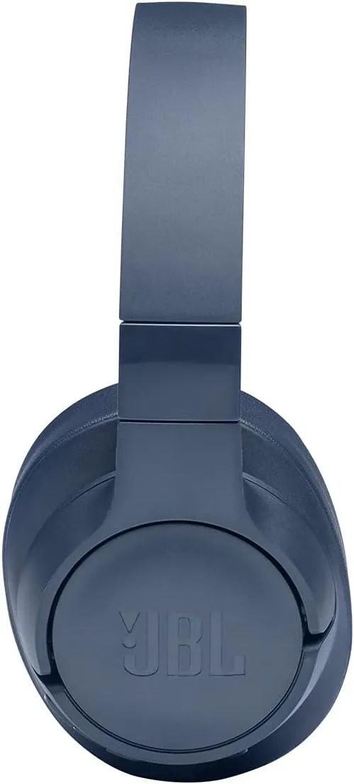 JBL Tune 710BT Wireless Over-Ear Bluetooth Headphones with Microphone, 50H Battery, Hands-Free Calls, Portable (Blue)