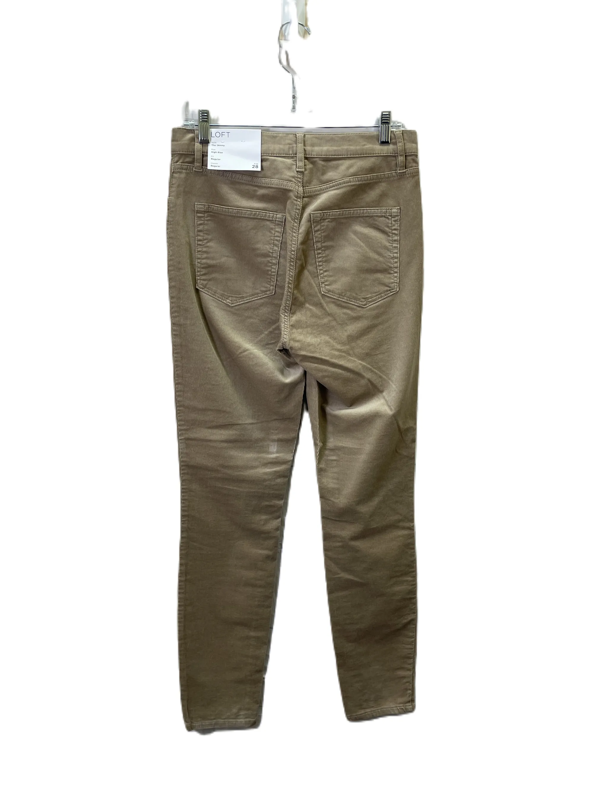 Jeans Skinny By Loft In Taupe, Size: 6