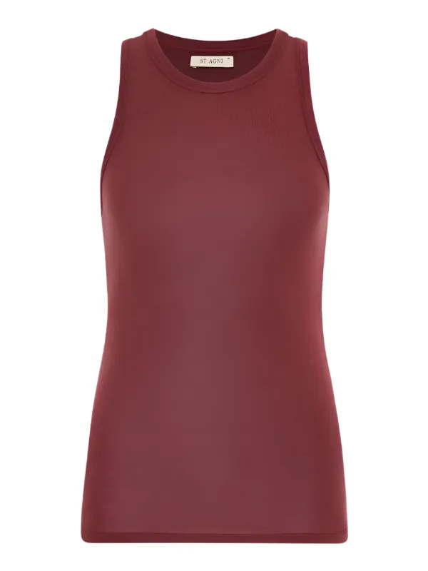 Jersey Tank in Currant