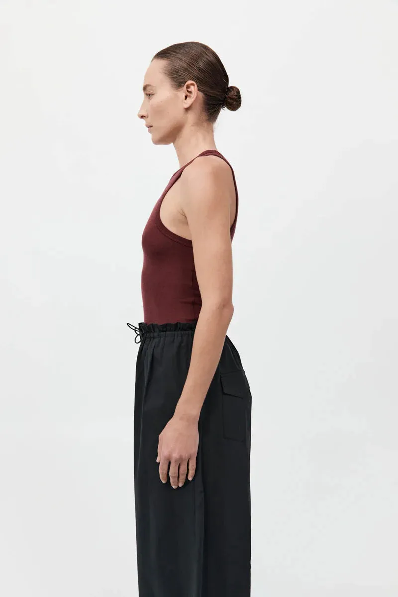 Jersey Tank in Currant
