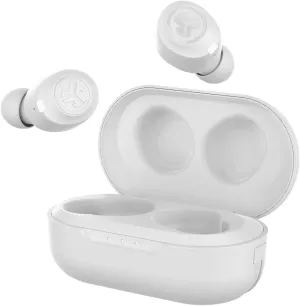 JLab JBuds Air True Wireless Signature Bluetooth Earbuds   Charging Case, White, IP55 Sweat Resistance, Bluetooth 5.0 Connection, 3 EQ Sound Settings Signature, Balanced, Bass Boost