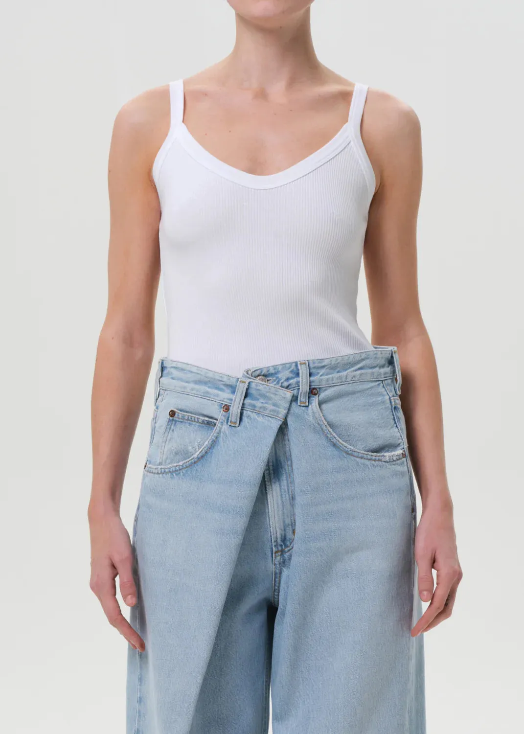 Jordan Tank in White