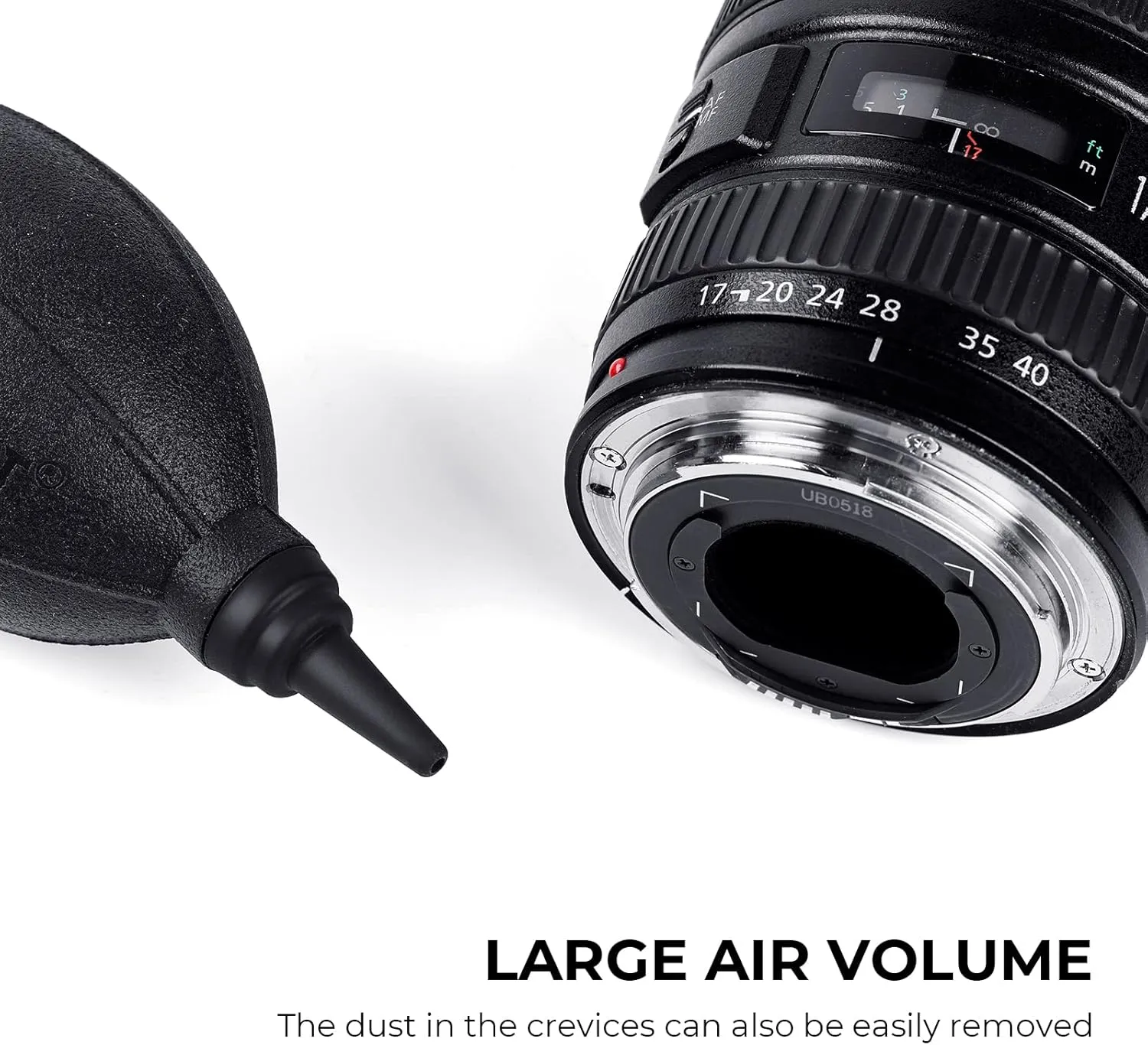 K&F Concept Soft Tip Air Blower, Lens Blower for Digital, DSLR, SLR Cameras, Camera Lenses, Sensitive Electronics and Keyboards Telescope Filters, Rubber Bulb Air Pump Dust Blower