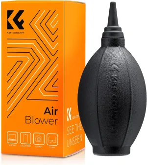 K&F Concept Soft Tip Air Blower, Lens Blower for Digital, DSLR, SLR Cameras, Camera Lenses, Sensitive Electronics and Keyboards Telescope Filters, Rubber Bulb Air Pump Dust Blower