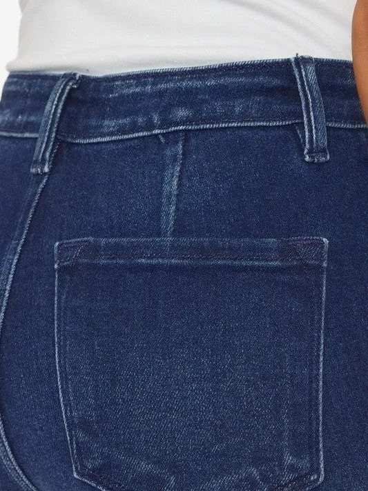 Kancan USA Love My Flare High Rise Slim Flare Jeans
