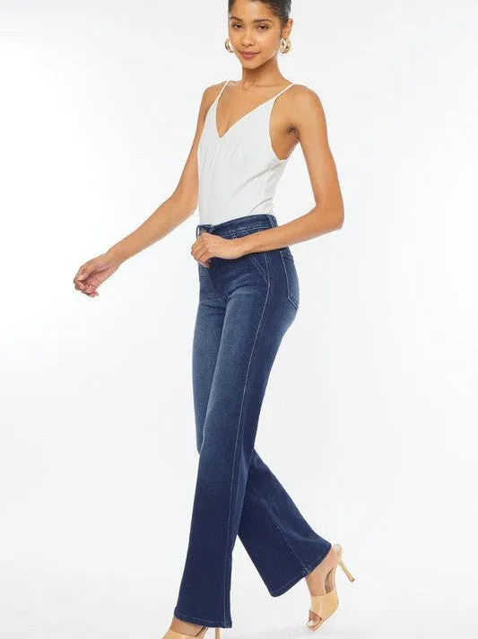 Kancan USA Love My Flare High Rise Slim Flare Jeans