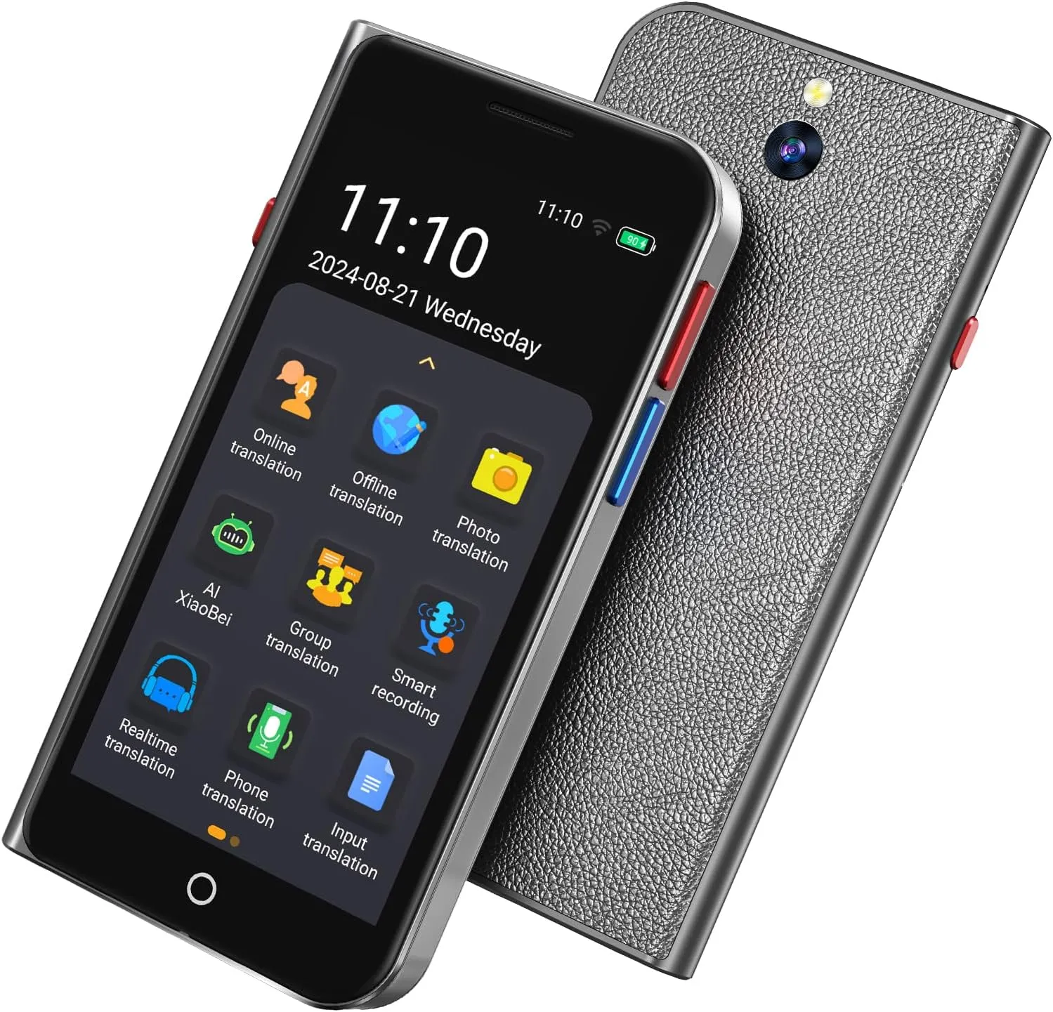 Language Translator Device, ChatGpt AI Translator Two-Way Language Translator in 139  Languages Real-Time Voice Spainish English Translation Voice/Photo/Recording/Offline for Business Study Travel