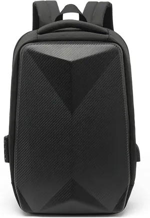 Laptop Backpack for Men, 17 Inch Anti Theft Gaming Bag, Waterproof Travel Backpack with USB Charging Port, Hard Shell Large Capacity Computer Bag