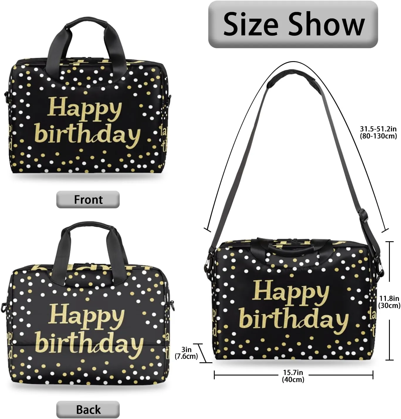 Laptop Bag for 14 15 15.6 Inch Waterproof Laptop Sleeve Case Computer Bag