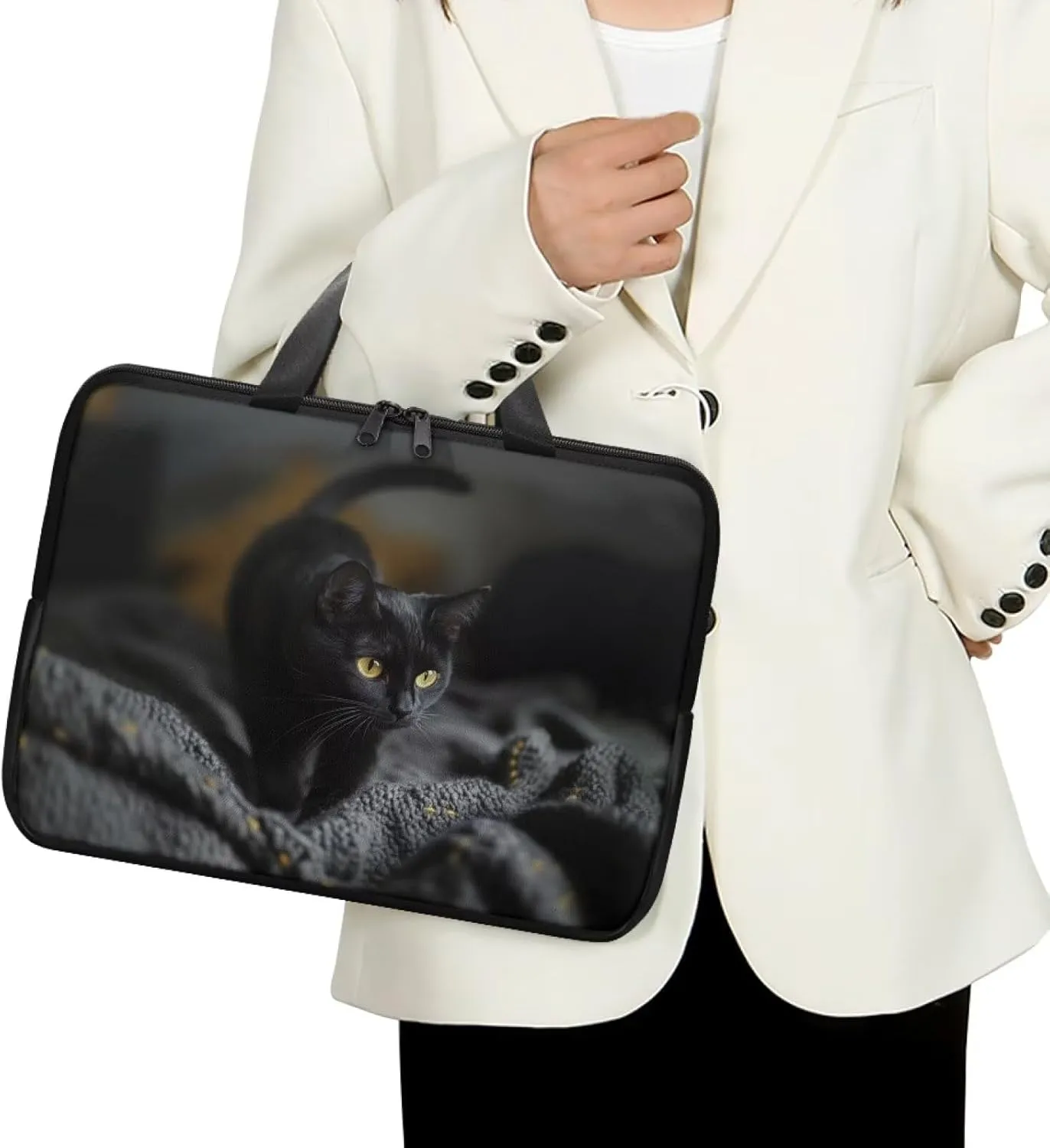 Laptop Bag for Women Men 10-17 Inch Waterproof Pu Leather Laptop Briefcase Handbag Portable Work Computer Tote Bag