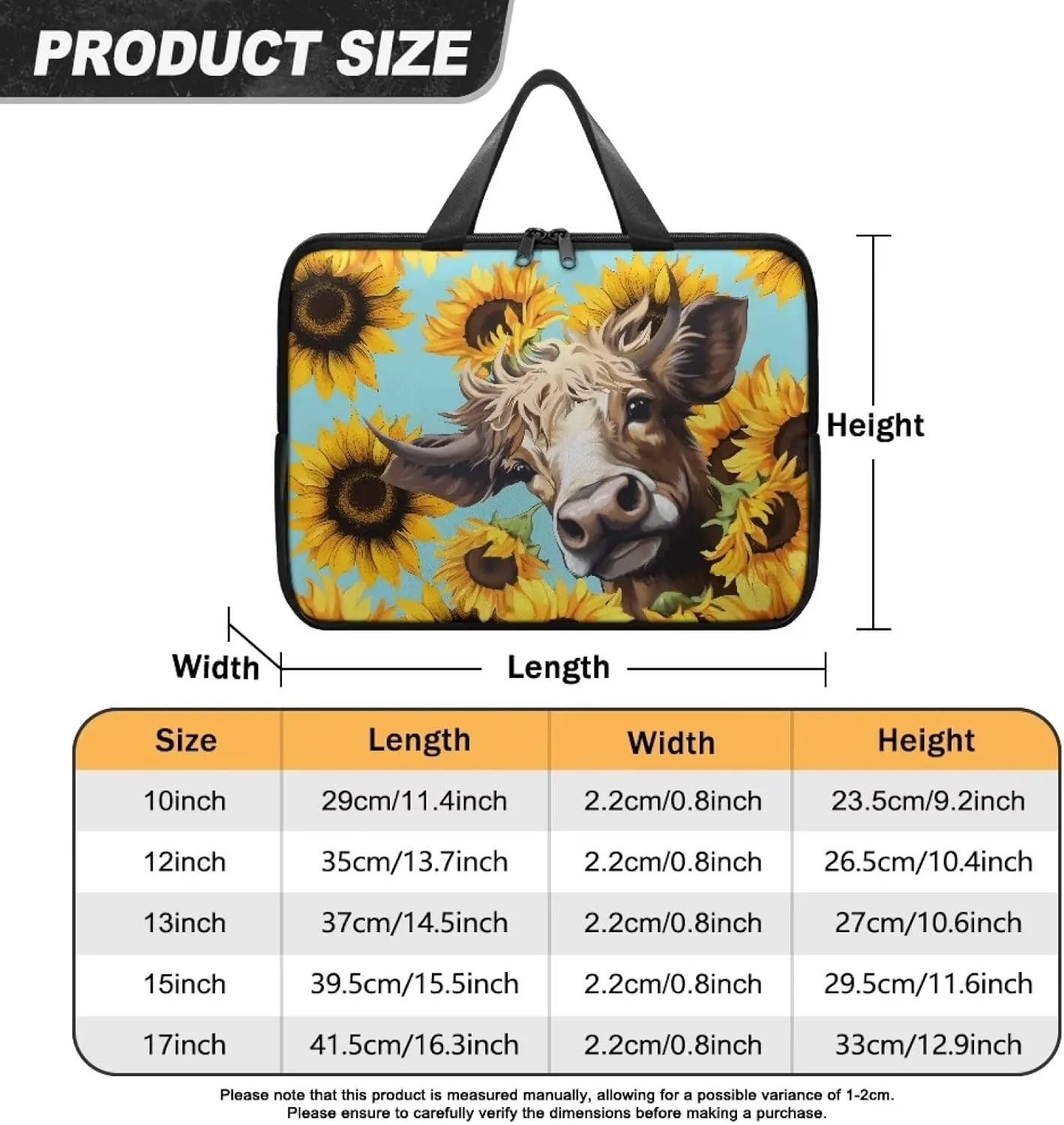 Laptop Bag for Women Men 10-17 Inch Waterproof Pu Leather Laptop Briefcase Handbag Portable Work Computer Tote Bag