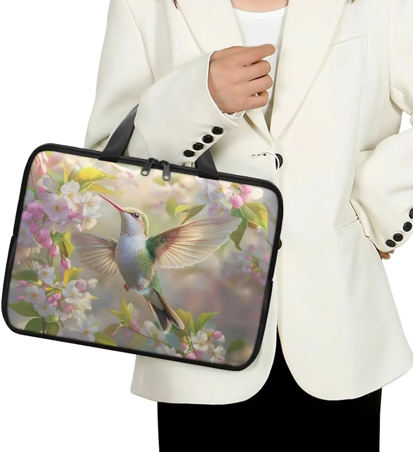 Laptop Bag for Women Men 10-17 Inch Waterproof Pu Leather Laptop Briefcase Handbag Portable Work Computer Tote Bag