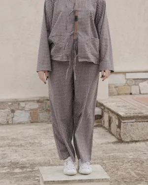 Limber Pants - Organic Cotton - Brown Grey Flannel