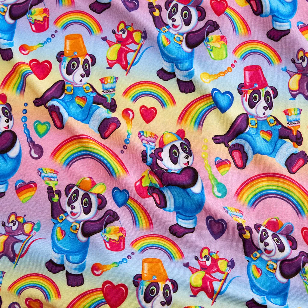 Lisa Frank® Panda Painter Ruffled Twirl Dress