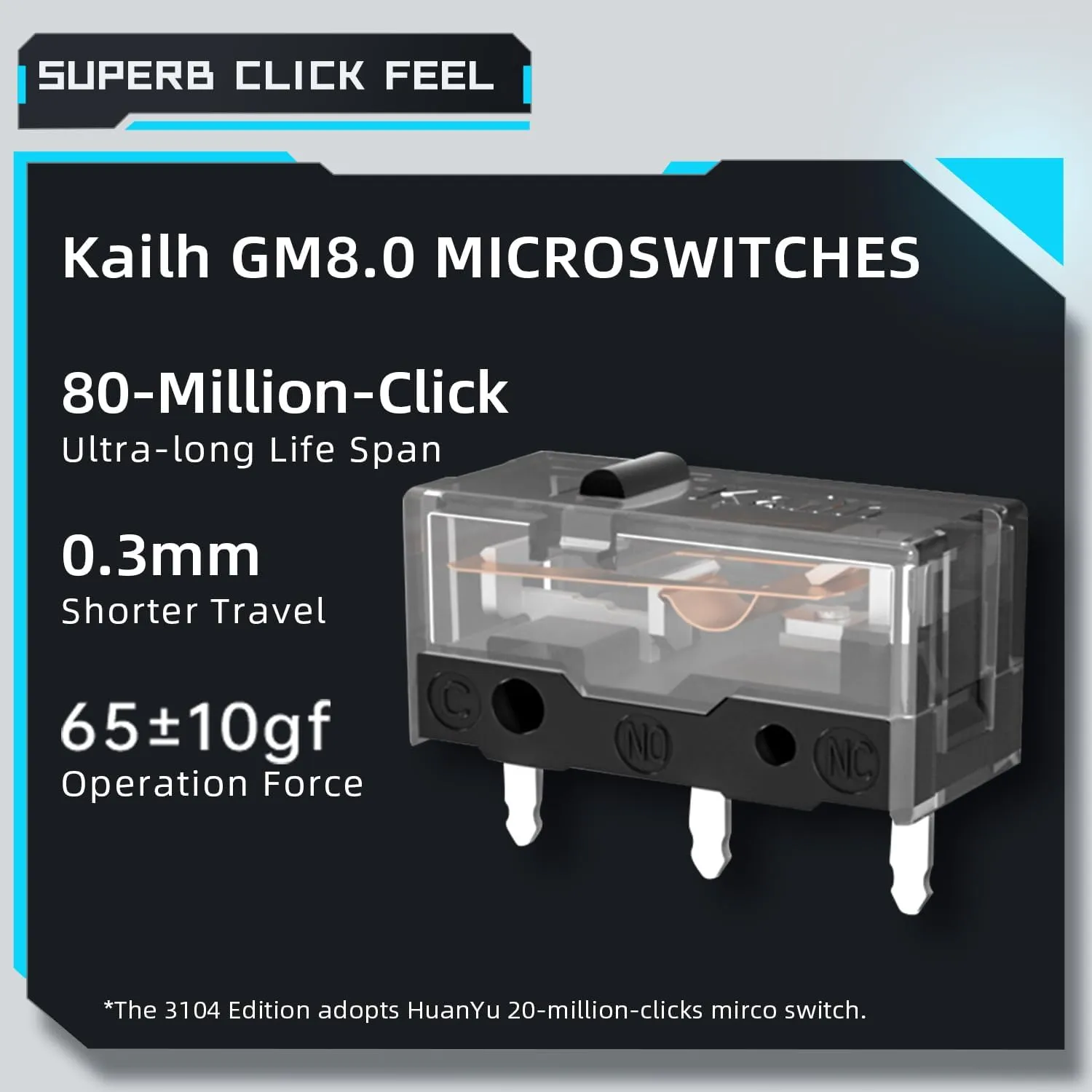 Machenike Wireless Gaming Mouse,26,000 DPI,PAW3395 Sensor,RGB Backlit,Ergonomic Design,6 Programmable Buttons,Long Battery Life,Ultra-Lightweight,Gaming Mice Compatible with PC, Mac
