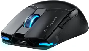Machenike Wireless Gaming Mouse,26,000 DPI,PAW3395 Sensor,RGB Backlit,Ergonomic Design,6 Programmable Buttons,Long Battery Life,Ultra-Lightweight,Gaming Mice Compatible with PC, Mac