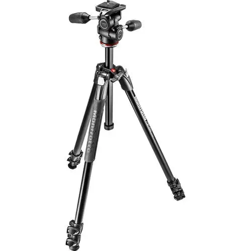 Manfrotto MK290XTA3-3W 290 Xtra Aluminum Tripod with 804 3-Way Pan/Tilt Head