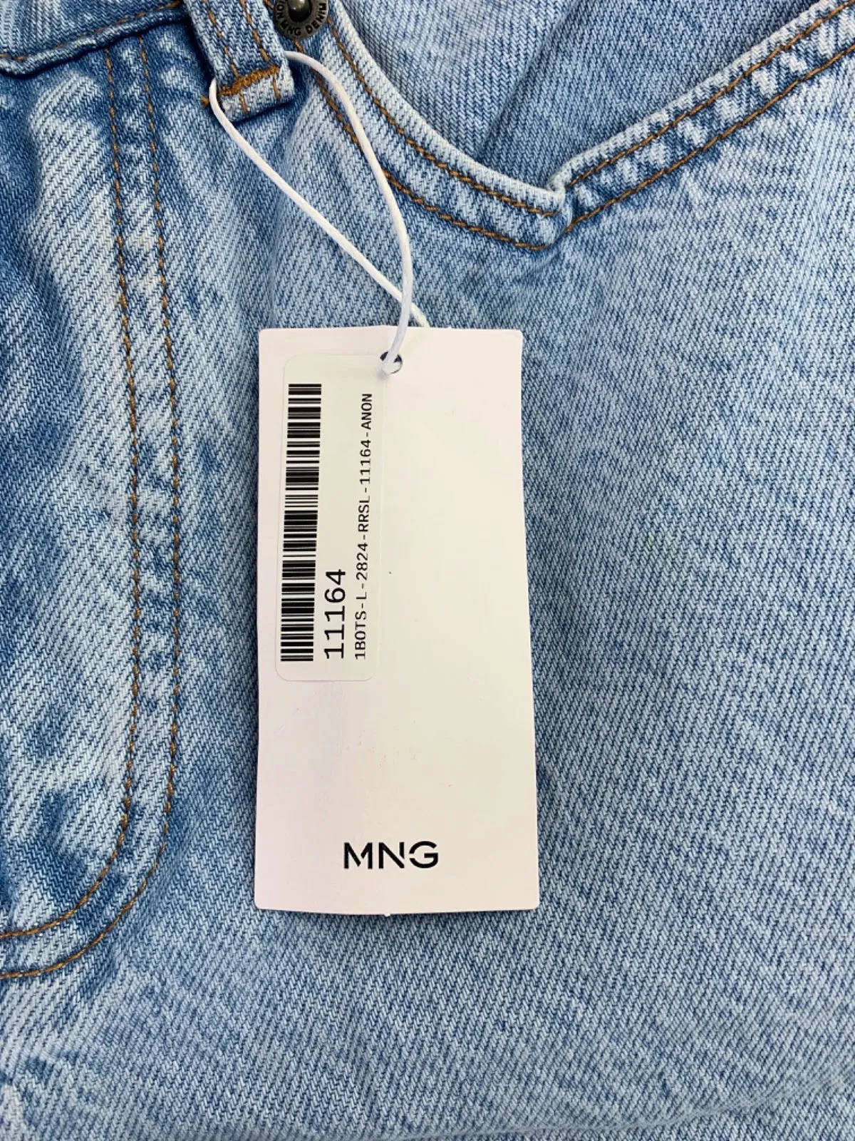 Mango Light Blue Teen Boy Jeans S