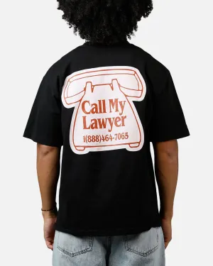 Market Call My Lawyer Magnet T-Shirt Washed Black