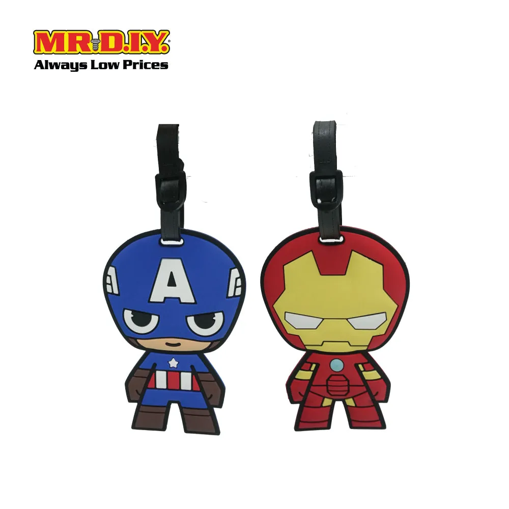 MARVEL Luggage Tag (2pcs) - Iron Man & Captain America