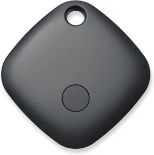 Mate Tags-1 Pack, Key Finder, Bluetooth Luggage Tracker Works with Apple Find My APP (iOS Only, Not for Android), Item Locator for Wallet, Backpack, Suitcases, Replaceable Battery (Black)