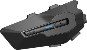 MAXTO Helmet Communication Systems, MX2 2-Riders 1000M Motorcycle Bluetooth Headset with Music Sharing, HiFi Stereo Sound/IPX6 Waterproof/FM Radio, Motorcycle Helmet Speaker Intercom Headset