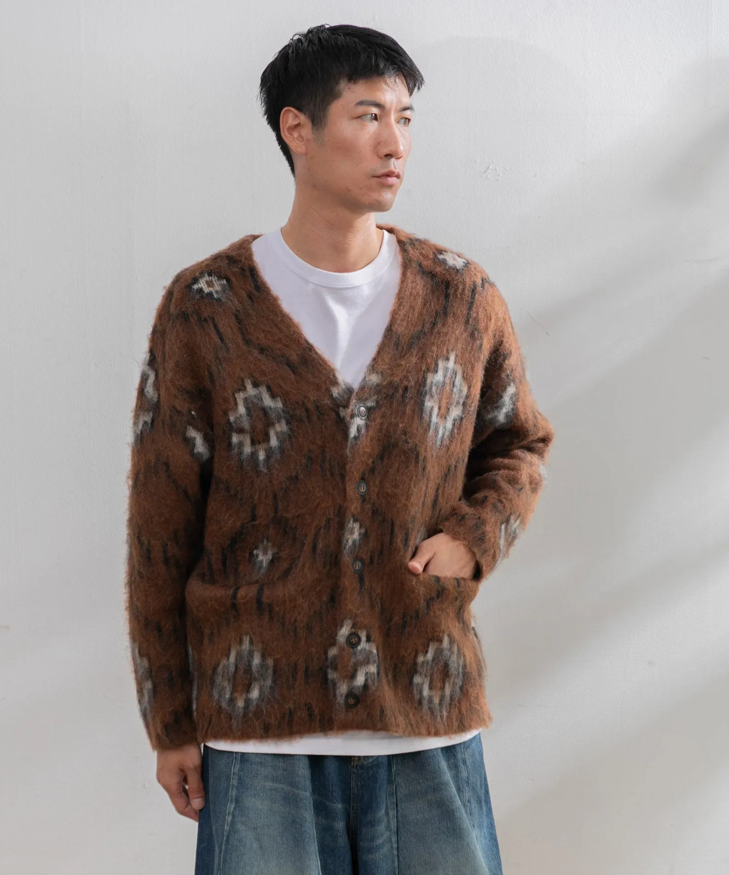 【MEN】モロッカンニットカーディガン