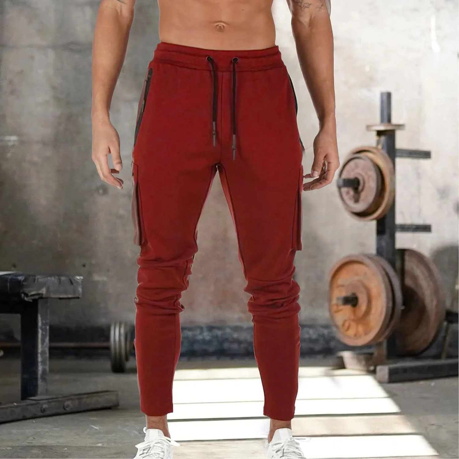 Mens Hiking Outdoor Recreation Pants Workout Pants Mens Fashion Joggers Sports Pants Athletic Workout Trousers Casual