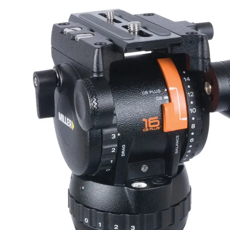 Miller 3712 CompassX 2 Solo 75 2 Stage Carbon Fibre Tripod System
