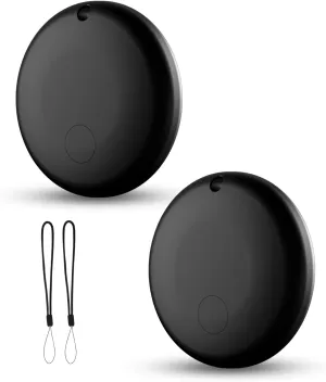 Mini Air Tags Smart Tracker Work with Apple Find My (iOS Only) 2-Pack, IP67 Waterproof, Keys Finder and Item Locator for Keys, Bags,Luggage and More (Not for Android)