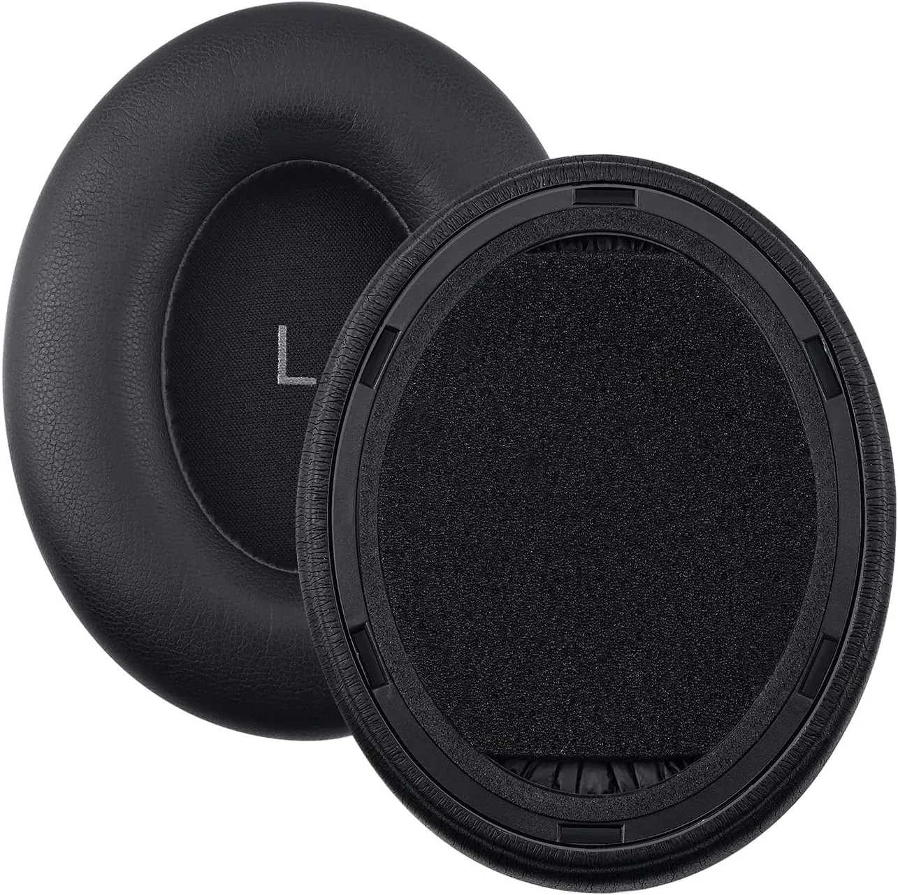 MMOBIEL Memory Foam & Protein PU Ear Pads for Sennheiser Momentum 4 Wireless Over-Ear Headphones - Noise Isolation - Black