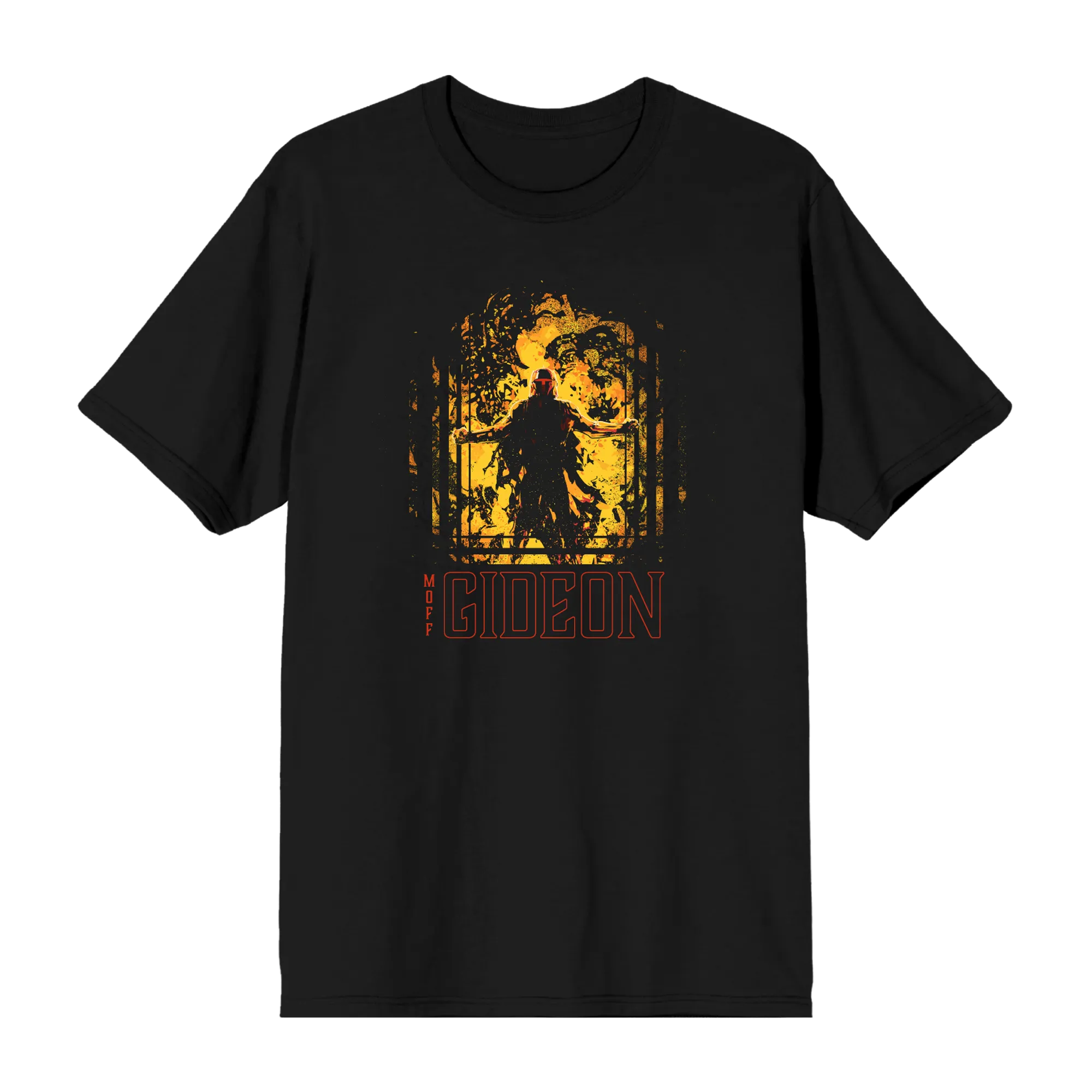 Moff Gideon Burning Black Tee