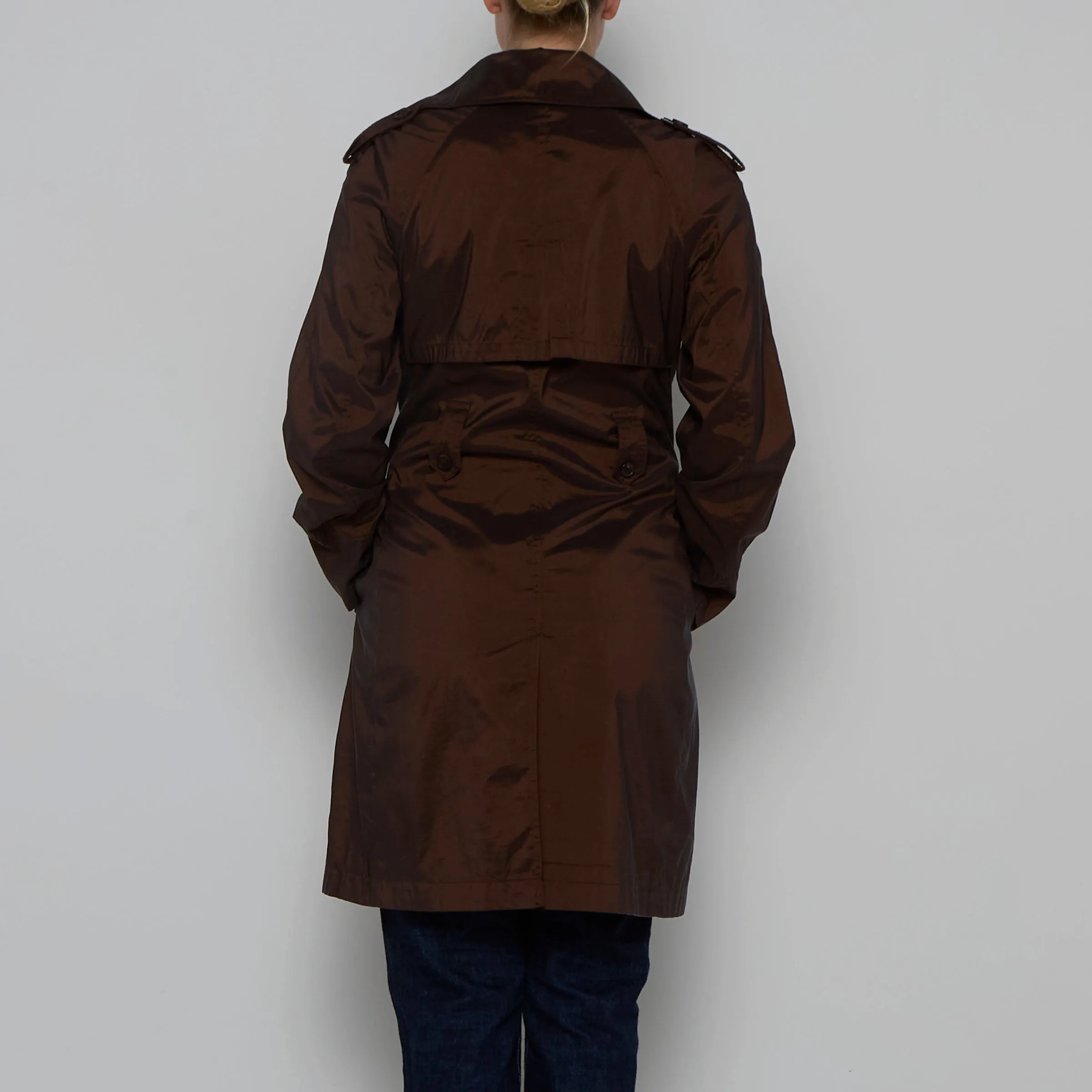 More & More Brown Trench Coat - S