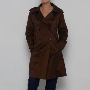 More & More Brown Trench Coat - S