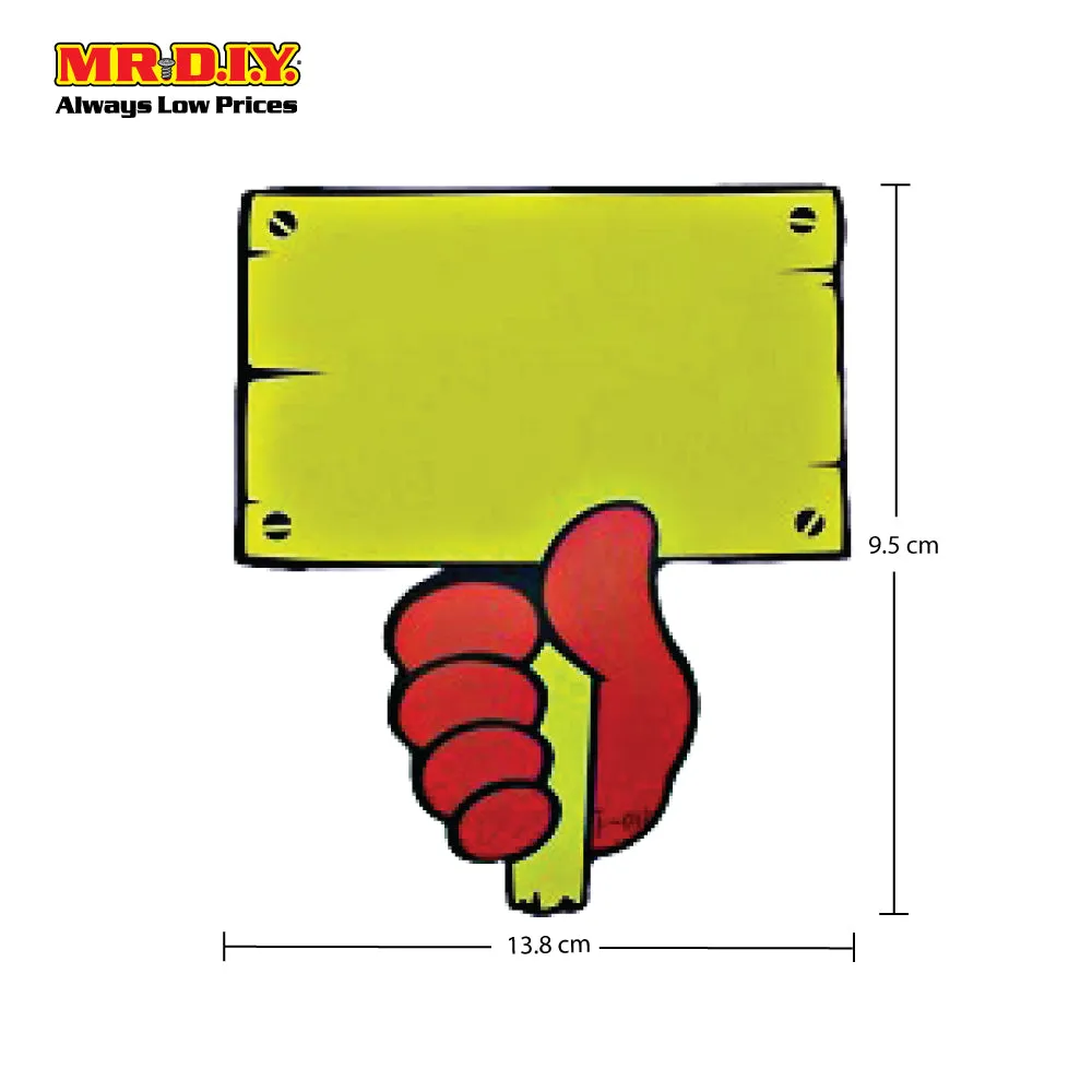 (MR.DIY) Board Pop Price Tags Large F-012 (12pcs)