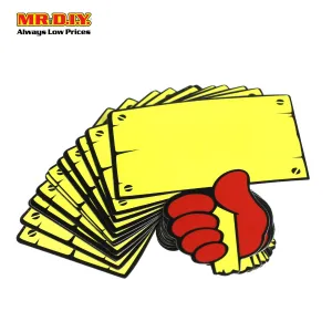 (MR.DIY) Board Pop Price Tags Medium F-011 (12pcs)