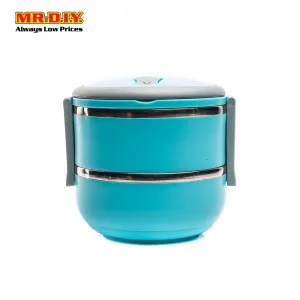 (MR.DIY) Premium Stainless Steel Double Layer Lunch Box