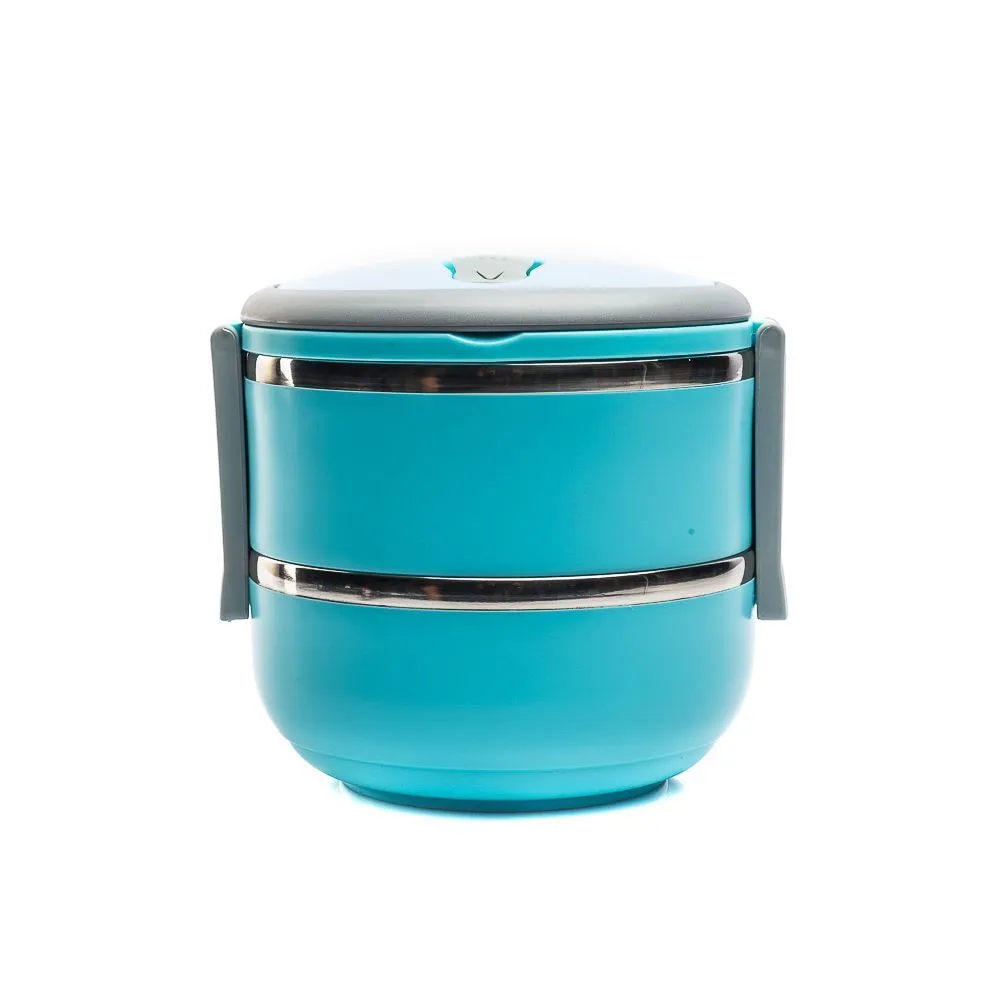 (MR.DIY) Premium Stainless Steel Double Layer Lunch Box