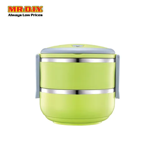 (MR.DIY) Premium Stainless Steel Double Layer Lunch Box
