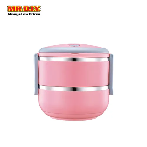 (MR.DIY) Premium Stainless Steel Double Layer Lunch Box