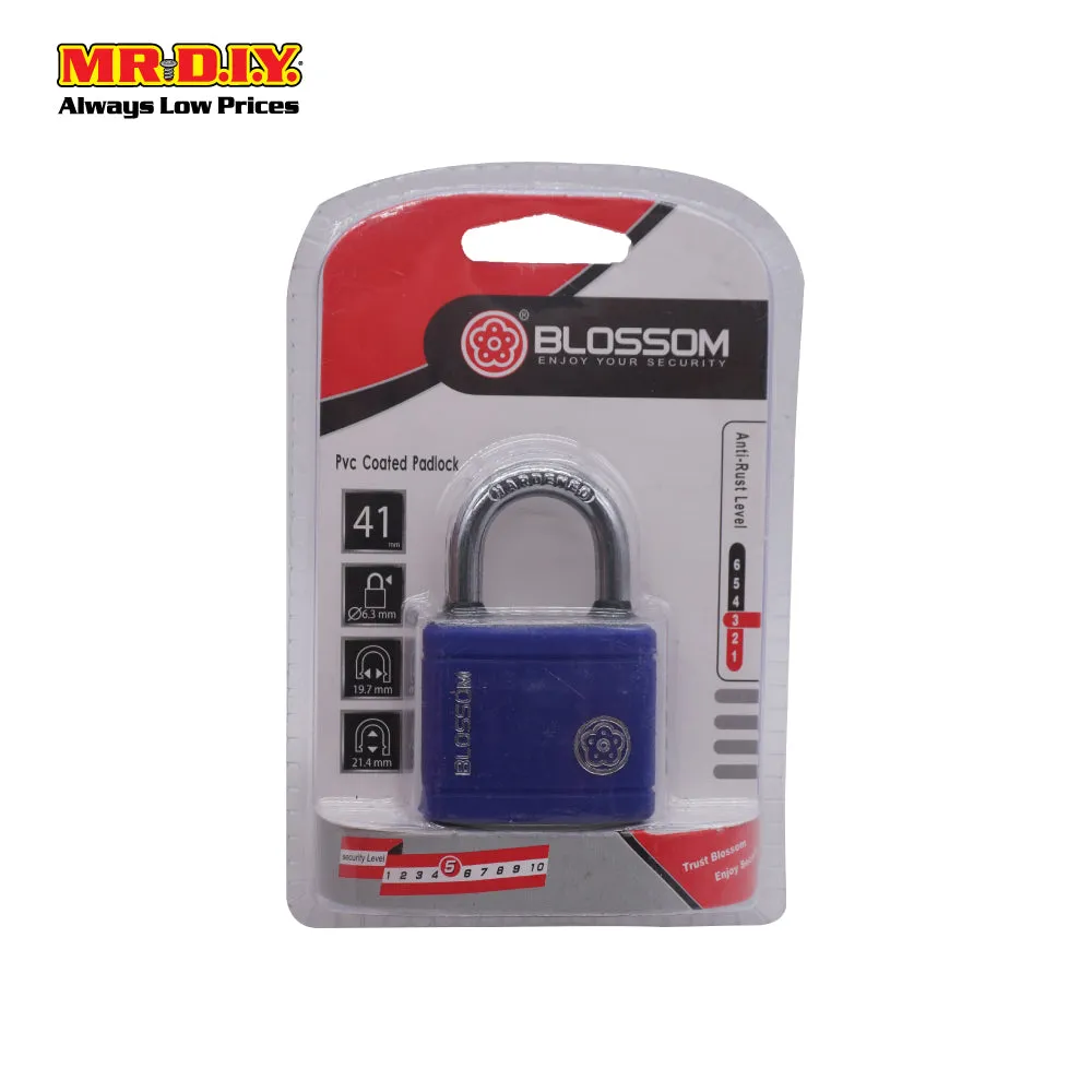 (MR.DIY) PVC Coated Padlock (41mm)