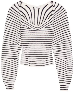 Natural Navy Stripe Maeve Sweater
