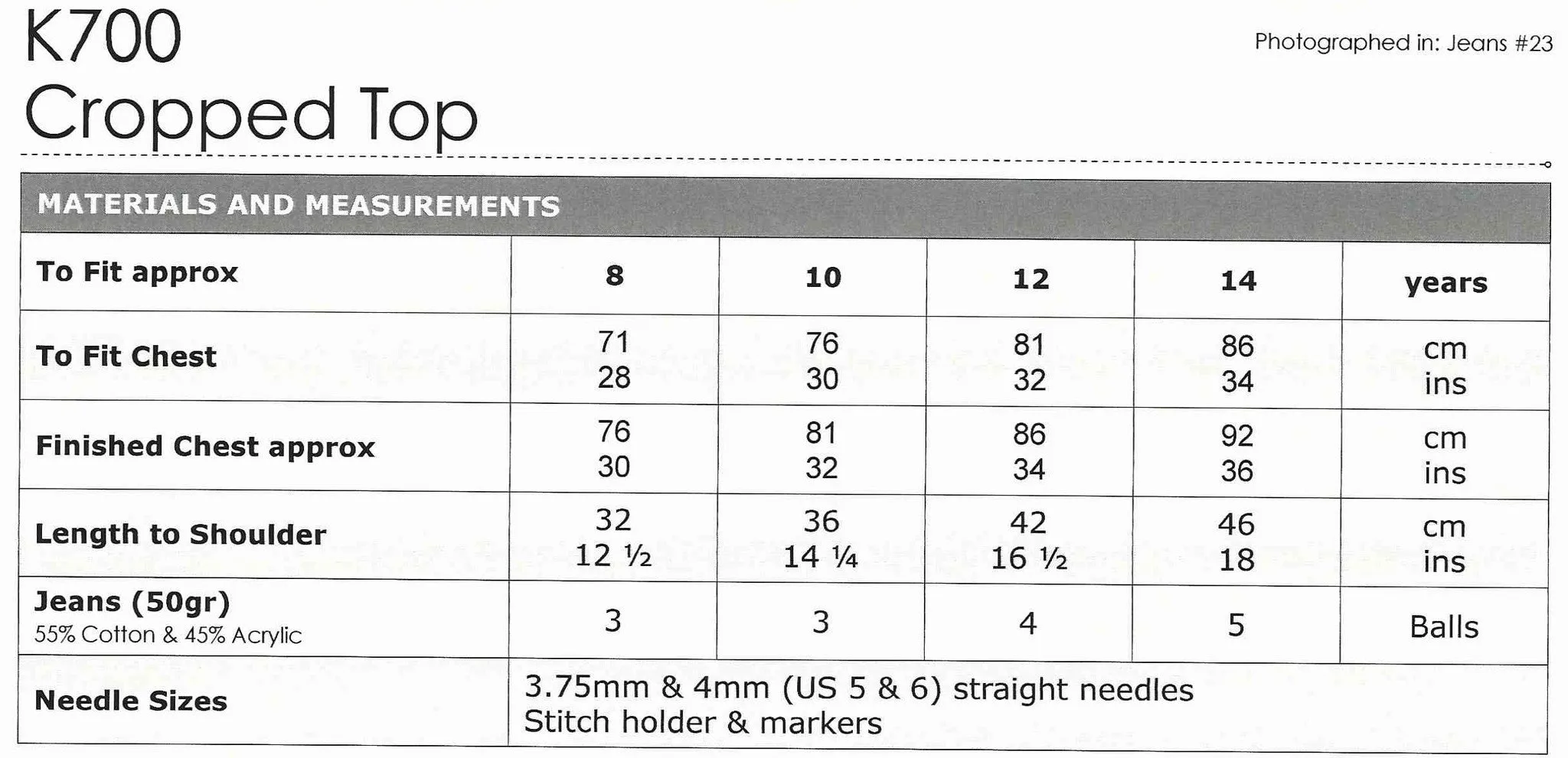 NATURALLY LEAFLET K700