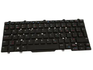 New French English Dell OEM Latitude 3340 E7450 Laptop Keyboard 8XKKJ
