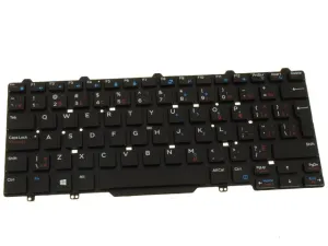 New French English Dell OEM Latitude 3340 Laptop Keyboard GV56C