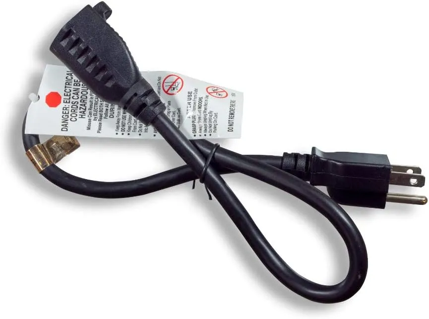 North American Power Cord Extension, NEMA 5-15P to NEMA 5-15R, 10', 16 AWG, 13A, 125V (ZWACPQA3-10)